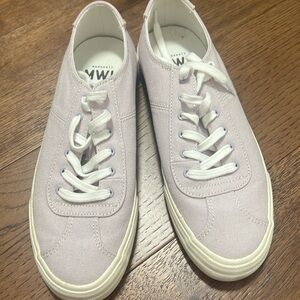 New Madewell Dusty Lavender Dominique Low Top Sneaker
